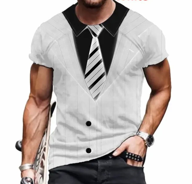 T-shirt imprimé sport chic 4 façon