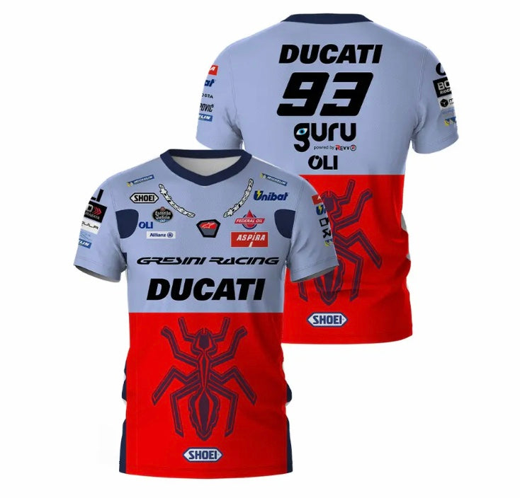 T-shirt 93 ducati 4 couleur