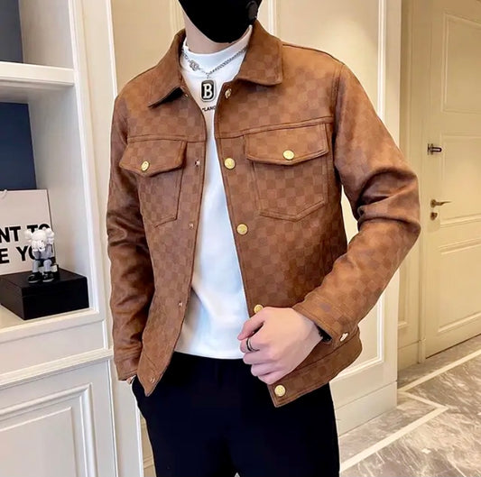 Veste louis Vuitton 2 couleur en cuir