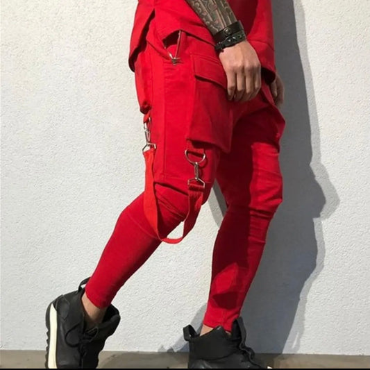 Pantalon rouge et vert 4 poche